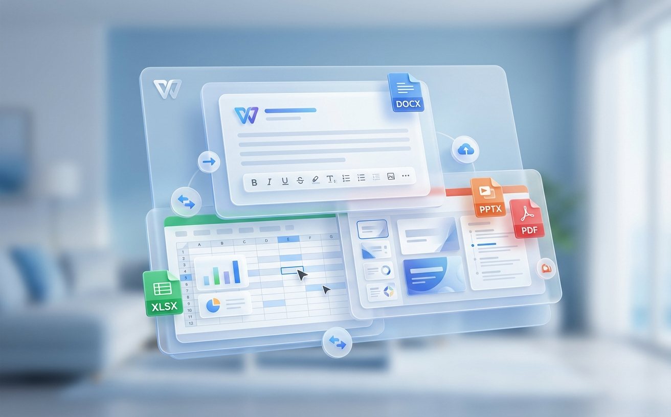 WPS跨端文档同步与显示效果