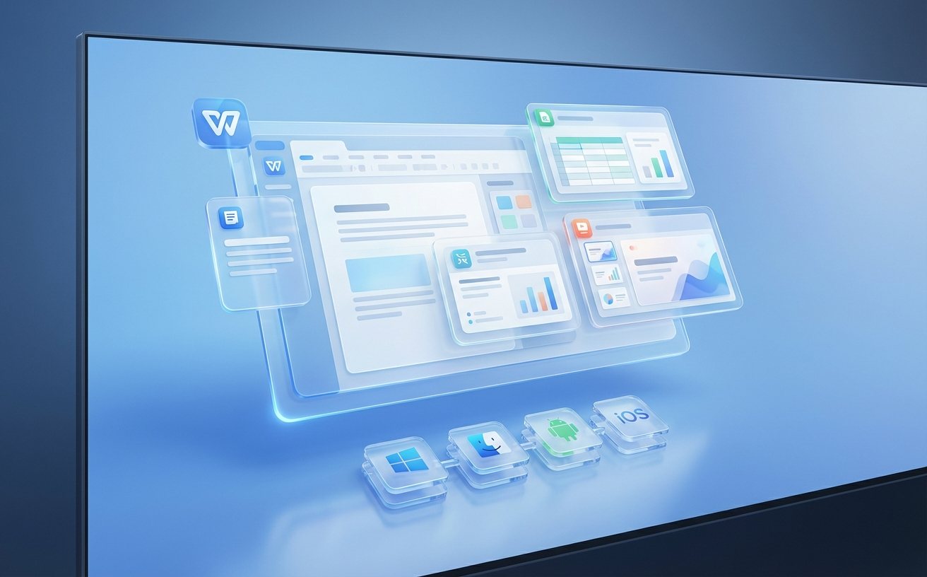 WPS跨平台办公协作界面